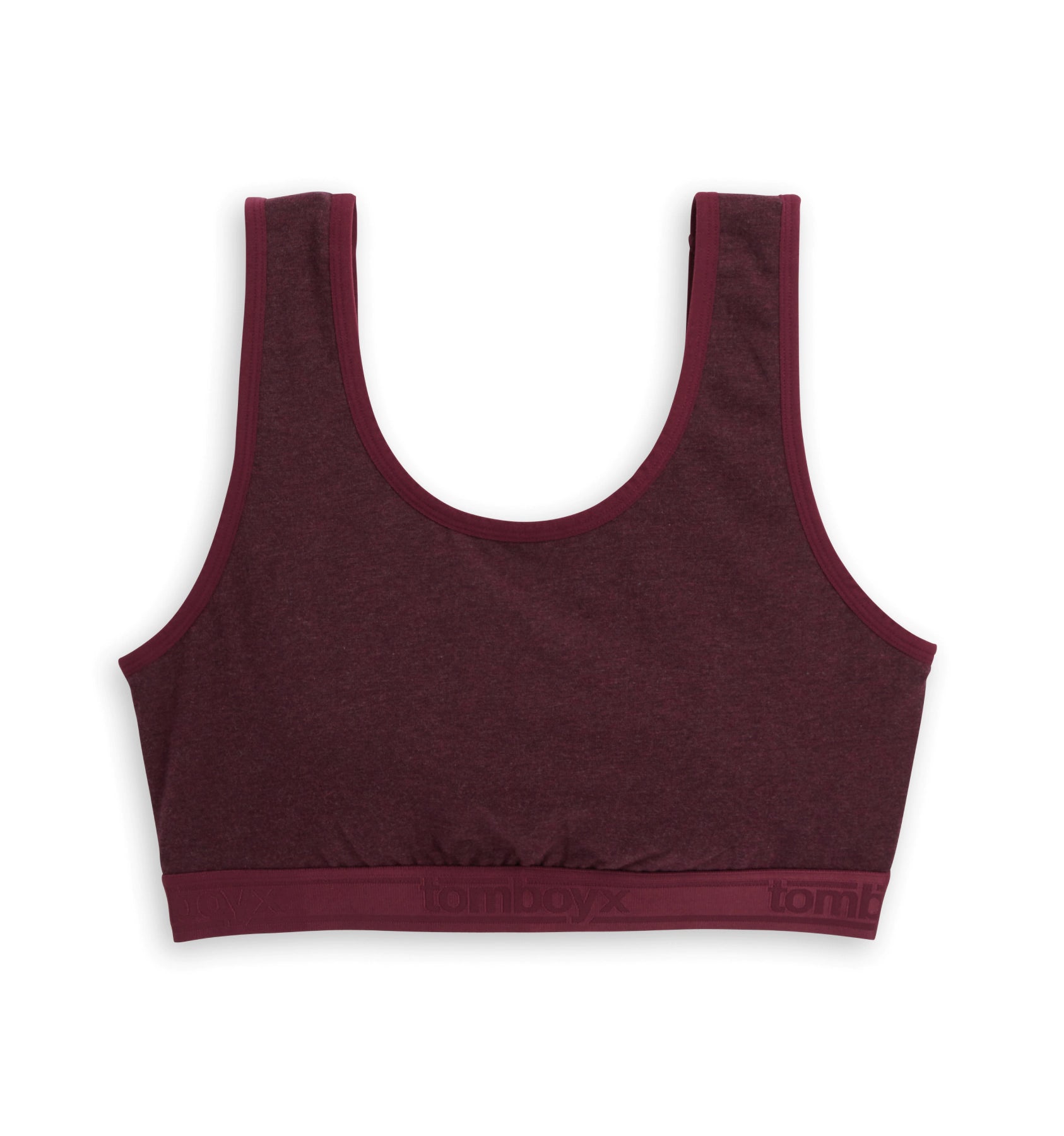 sleep bras with adjustable straps Essentials Soft Bra - Black Cherry Heather
