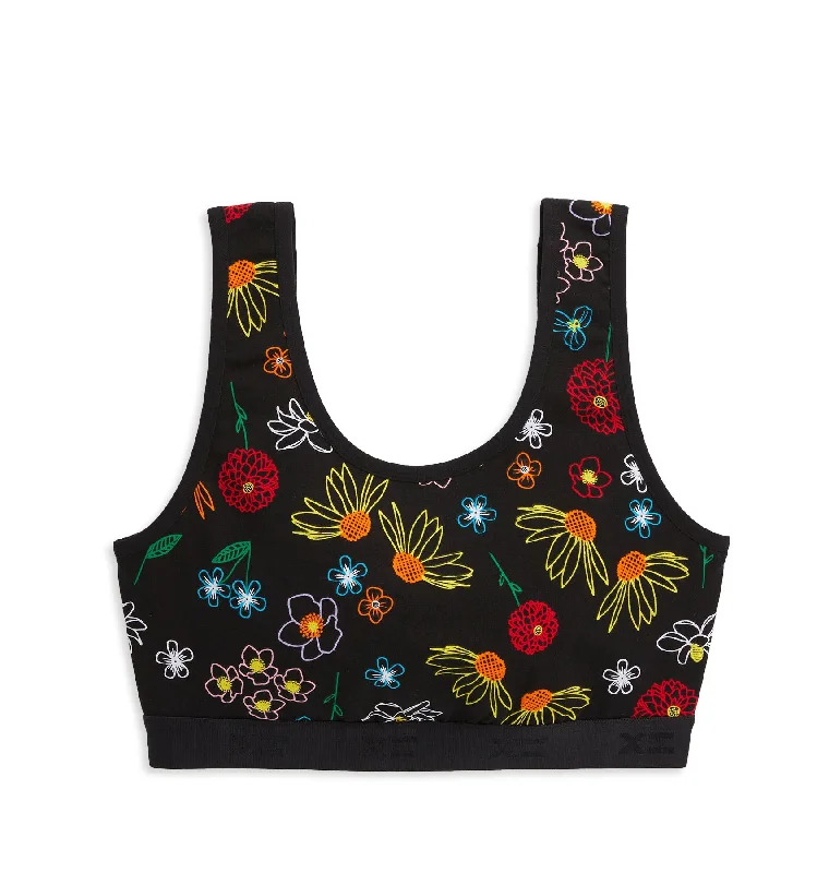 lace bras for a romantic look Essentials Soft Bra - Black Floral