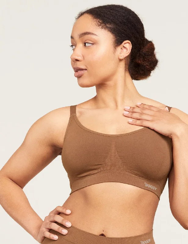 minimizer bras to reduce bust size Full Bust Wireless Bra - Nude 4