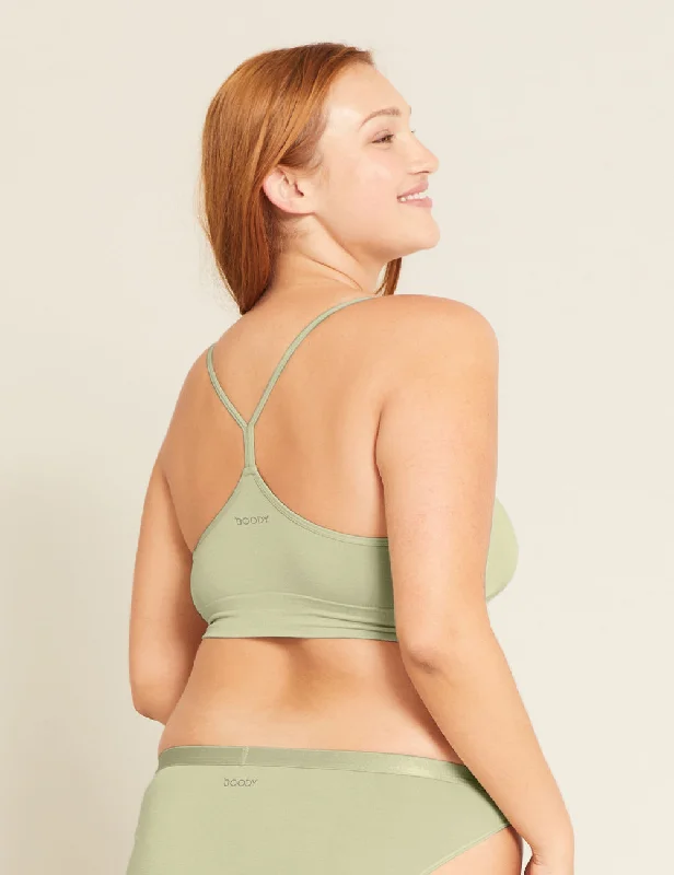supportive sports bras for running LYOLYTE® Racerback Bra - Sage