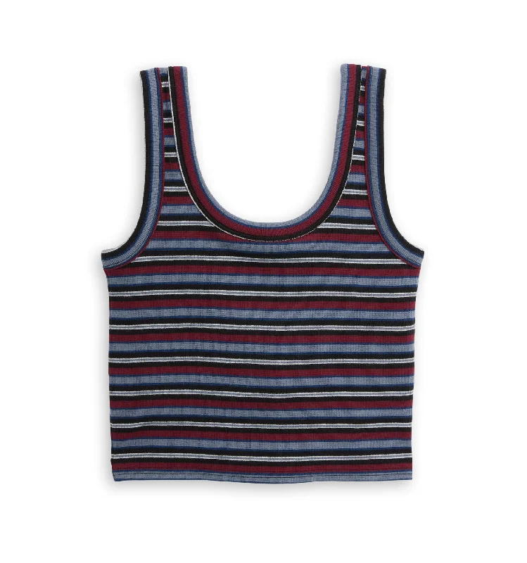 plus size nursing bras for breastfeeding moms Organic Cotton Rib Scoop Bra Top - Nostalgic Stripe plus size nursing bras for breastfeeding moms Organic Cotton Rib Scoop Bra Top - Nostalgic Stripe