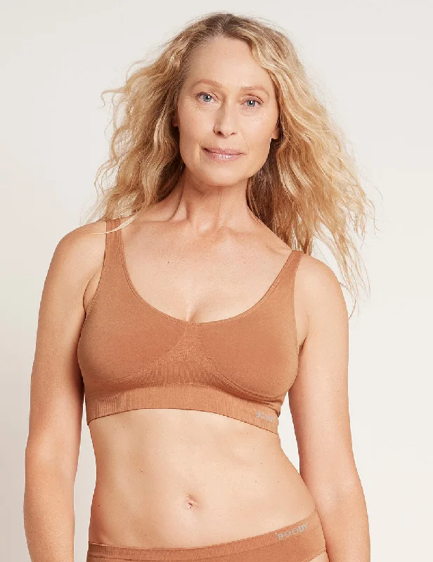 lace balconette bras for a luxurious feel Padded Shaper Crop Bra - Nude 2