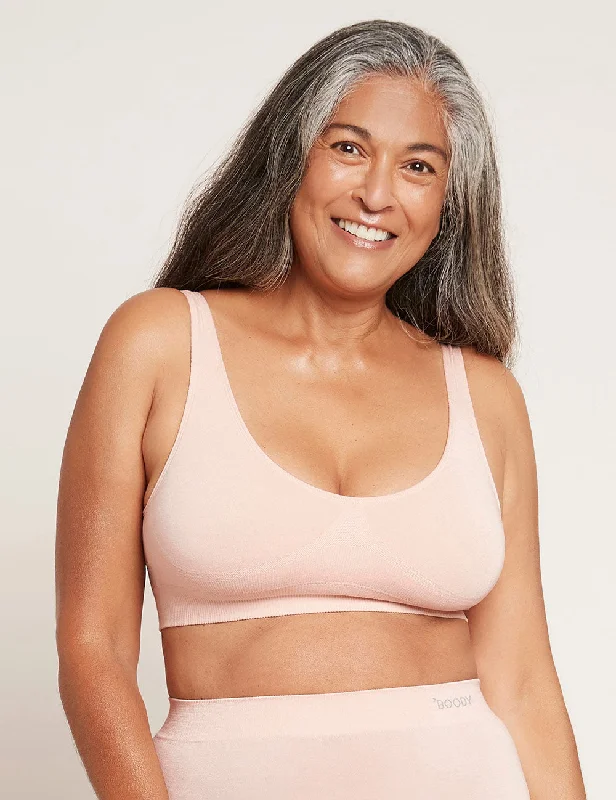 sleep bras with adjustable straps Padded Shaper Crop Bra - Nude