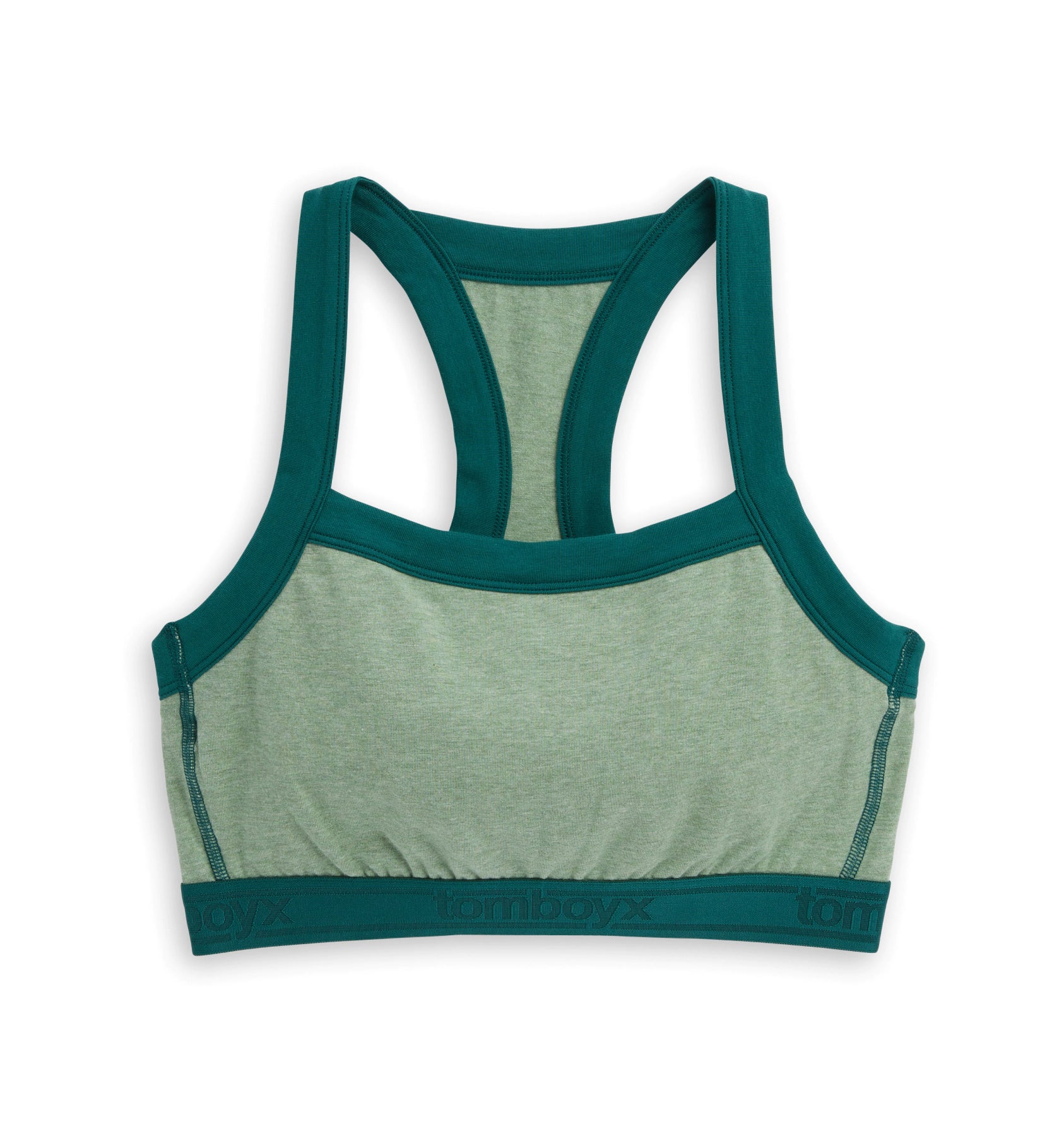 full cup padded bras for enhanced shape Scoop Soft Bra - Pine Heather