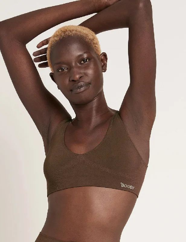 plunge bras for low cut tops Shaper Crop Bra - Nude 6