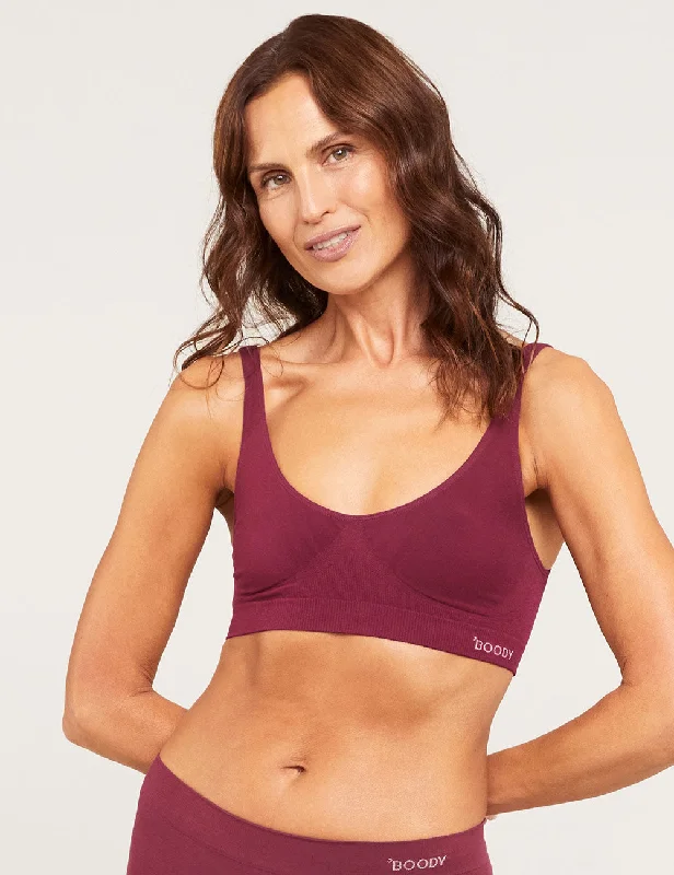 underwire bras with maximum support Shaper Crop Bra - Plum