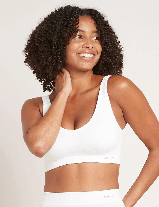 minimizer bras to reduce bust size Shaper Crop Bra - White