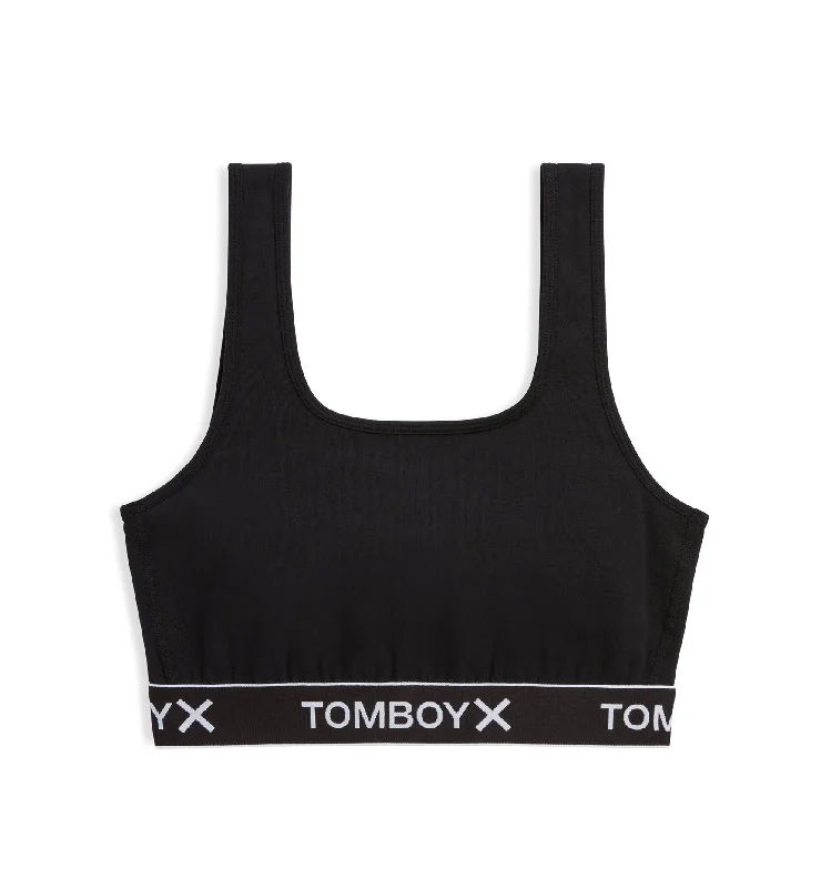 t - shirt bras for a smooth look under clothes Straight Up Soft Bra - Black