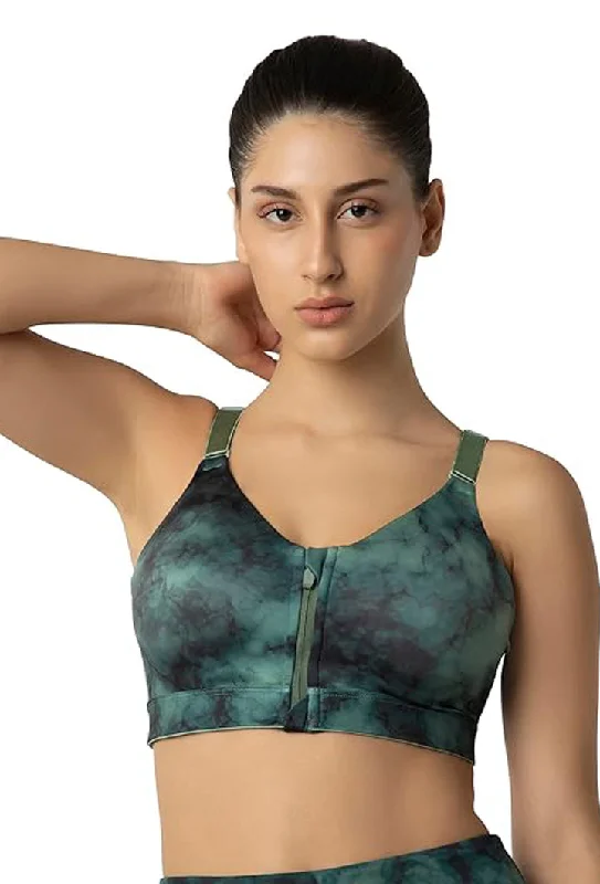Bra with a push - up memory foam cup for enhanced cleavage​ AMANTE BRA-ABR01001 Energize Intense Sports Bra