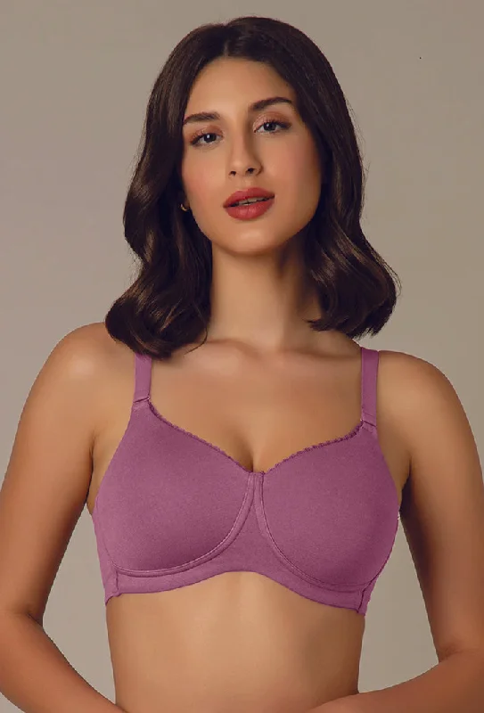 Bra with a floral - print for a feminine and stylish look AMANTE BRA-BRA75501 Essential Padded Wirefree Bra Bra with a floral - print for a feminine and stylish look AMANTE BRA-BRA75501 Essential Padded Wirefree Bra