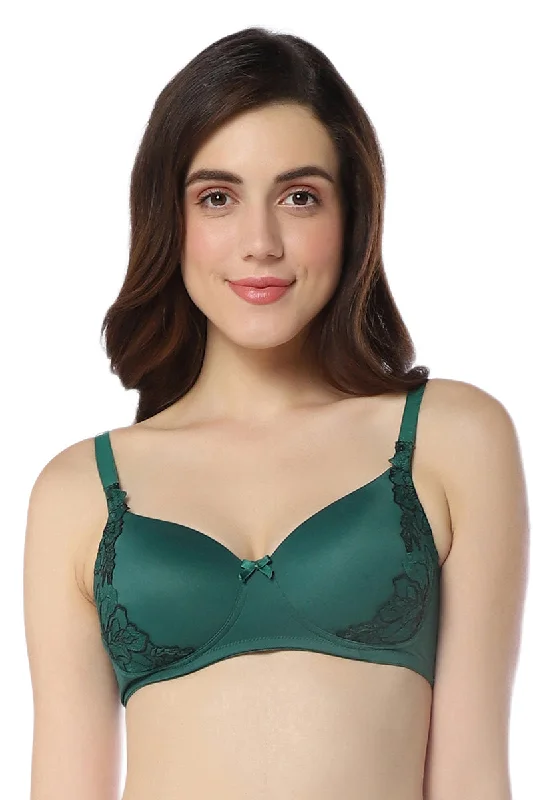 Bra with a gel - filled cup for extra comfort and support AMANTE-BRA101401 Floral Chic Padded Non-Wired Bra Bra with a gel - filled cup for extra comfort and support AMANTE-BRA101401 Floral Chic Padded Non-Wired Bra