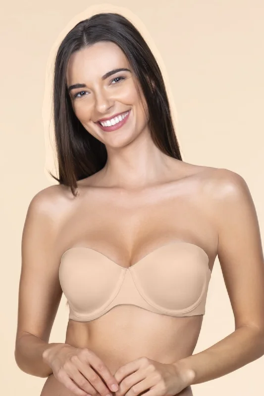 Bra with a textured fabric for added visual interest AMANTE-BRA10808 Multiway Padded Wired Bra Bra with a textured fabric for added visual interest AMANTE-BRA10808 Multiway Padded Wired Bra