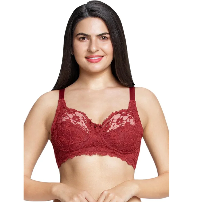 Bra with a gel - filled cup for extra comfort and support AMANTE BRA75101 Cotton Lace Support Non Padded Non-Wired Bra Bra with a gel - filled cup for extra comfort and support AMANTE BRA75101 Cotton Lace Support Non Padded Non-Wired Bra