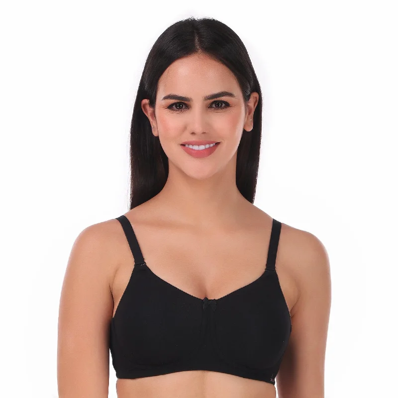 Bra with a bandeau style for a strapless and sleek look AMANTE-BRA75301 Essential Comfort Non-Padded Non-Wired Bra Bra with a bandeau style for a strapless and sleek look AMANTE-BRA75301 Essential Comfort Non-Padded Non-Wired Bra