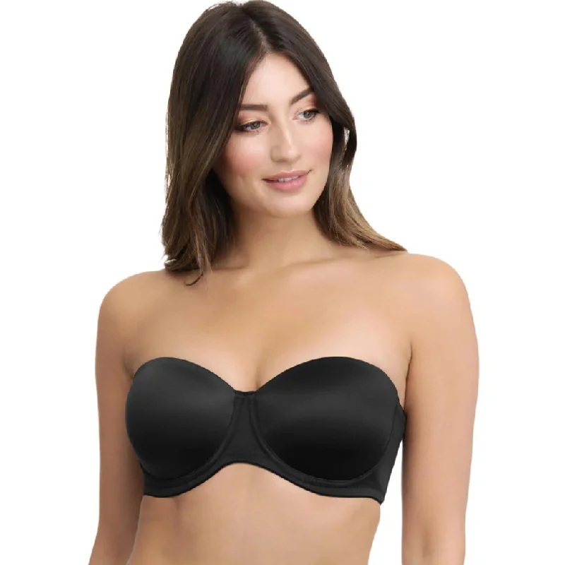 Bra with a polyester - lined cup for durability and moisture - wicking AMANTE-BRA75801 Original Multiway Padded Wired Strapless Bra Bra with a polyester - lined cup for durability and moisture - wicking AMANTE-BRA75801 Original Multiway Padded Wired Strapless Bra