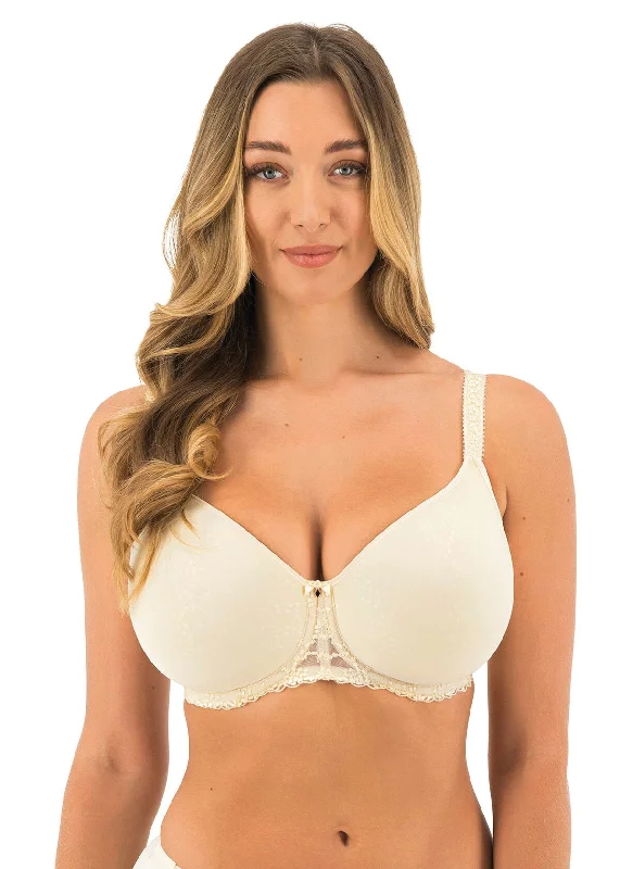 Back - closure bras with traditional hook - and - eye fastenings Ana Underwired Moulded Spacer Bra In Vanilla - Fantasie Back - closure bras with traditional hook - and - eye fastenings Ana Underwired Moulded Spacer Bra In Vanilla - Fantasie