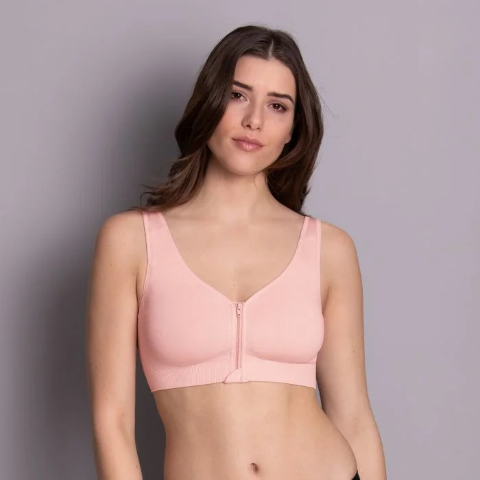 Long - line bras for added support and a slimming effect Anita Mastectomy Front Closure Bra in Lotus Long - line bras for added support and a slimming effect Anita Mastectomy Front Closure Bra in Lotus