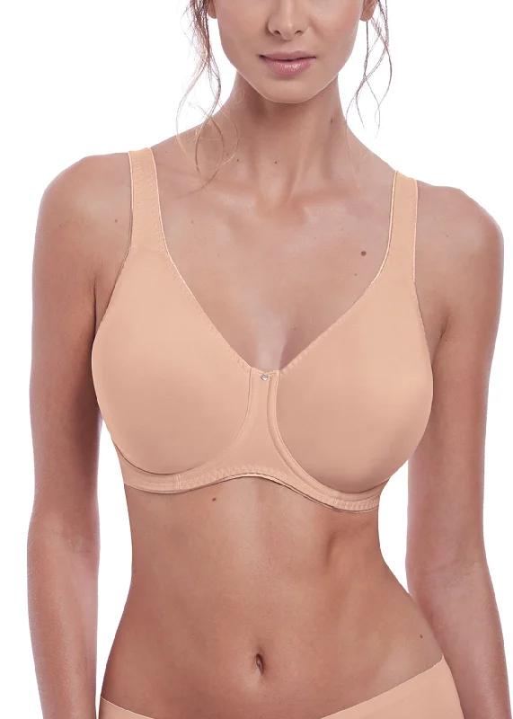 Bra with a plus - size customized fit option for a perfect fit Aura Moulded Full Cup Bra In Natural Beige - Fantasie Bra with a plus - size customized fit option for a perfect fit Aura Moulded Full Cup Bra In Natural Beige - Fantasie