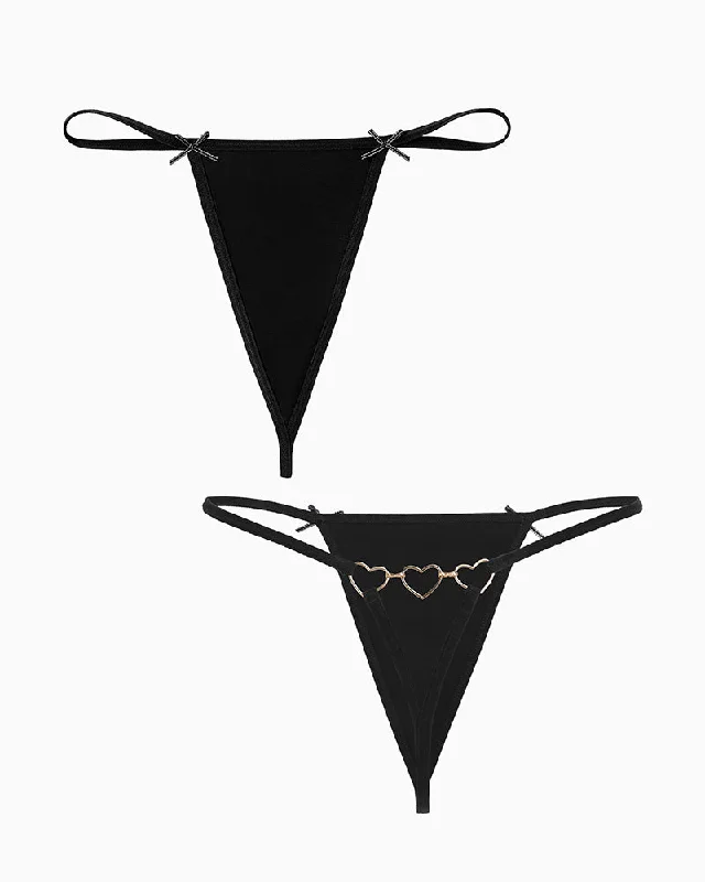 Bra with a soft - touch lining for a luxurious experience 3Pcs G-String Thongs Sexy No Show Panties Bra with a soft - touch lining for a luxurious experience 3Pcs G-String Thongs Sexy No Show Panties