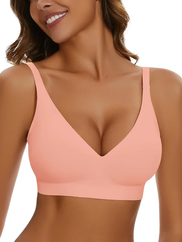 Bra with underbust support for better breast lift Basic French Push-up Wireless Bra Bra with underbust support for better breast lift Basic French Push-up Wireless Bra