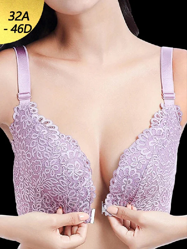 Strapless bras for wearing with strapless tops and dresses Beauty Back Breathable Sexy Front Close Wire-free Bra Strapless bras for wearing with strapless tops and dresses Beauty Back Breathable Sexy Front Close Wire-free Bra