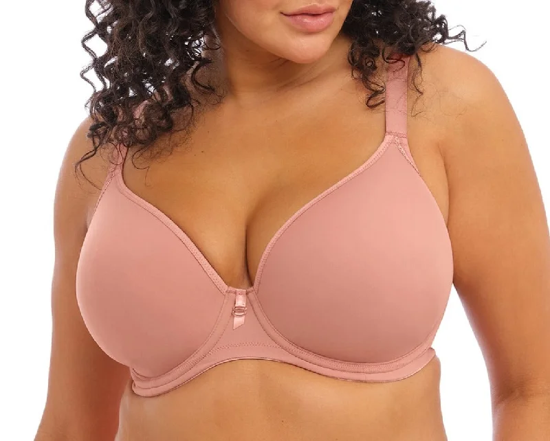 Strapless bras for wearing with strapless tops and dresses Bijou Banded Moulded Bra In Ash Rose - Elomi Strapless bras for wearing with strapless tops and dresses Bijou Banded Moulded Bra In Ash Rose - Elomi