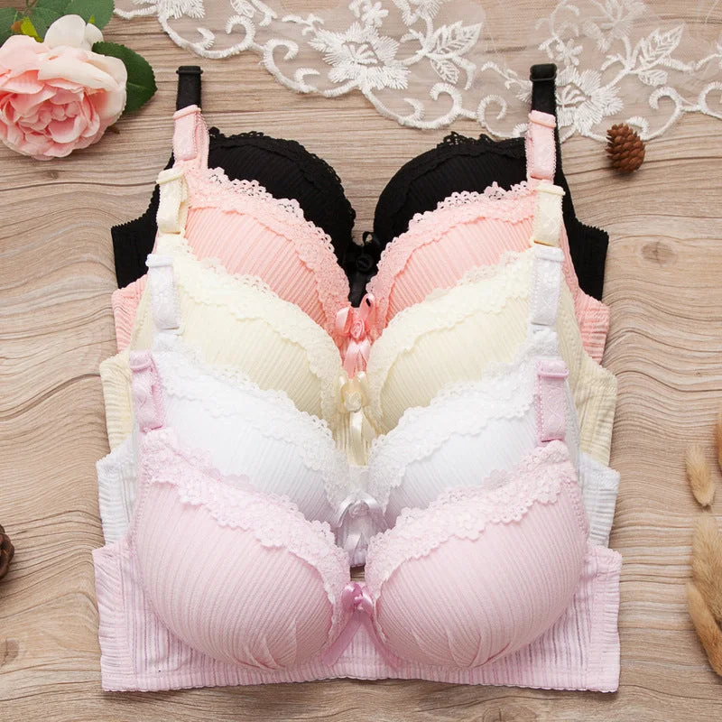 Bra with a matte finish for a more subdued appearance Bras Wire Free Adjustable Brassiere for Small Bust Bra with a matte finish for a more subdued appearance Bras Wire Free Adjustable Brassiere for Small Bust