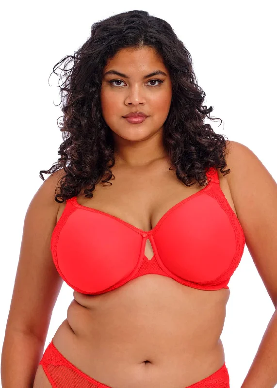 Bralettes for a trendy and comfortable alternative Charley Underwired Spacer Moulded Bra In Salsa - Elomi Bralettes for a trendy and comfortable alternative Charley Underwired Spacer Moulded Bra In Salsa - Elomi