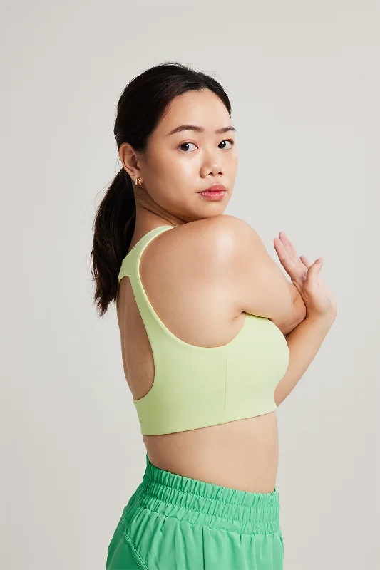 beaded women sport bra for a glamorous touch Circle Back Bra 2.0 in Squeeze