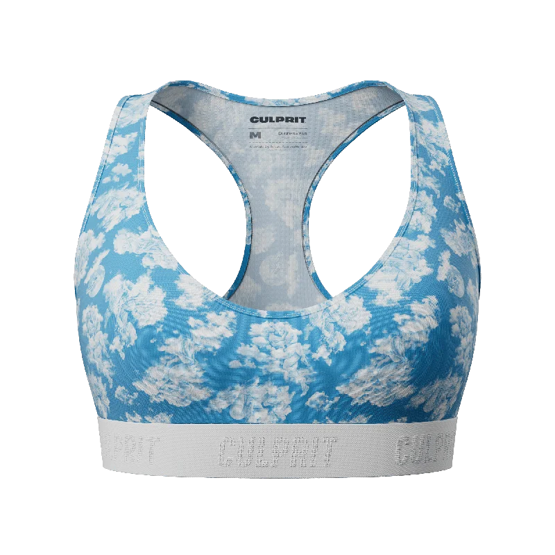 Bra with a mesh panel for added breathability​ Cloud P☀️rn ?️ ComfyBra