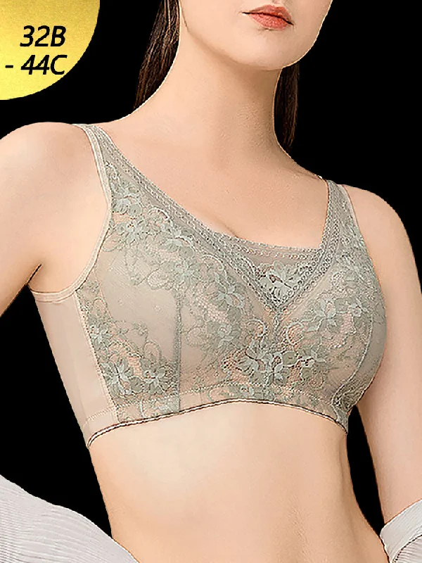 Bra with a cross - back strap design for a trendy look Comfortable Thin Full Cup Wireless Bra Bra with a cross - back strap design for a trendy look Comfortable Thin Full Cup Wireless Bra
