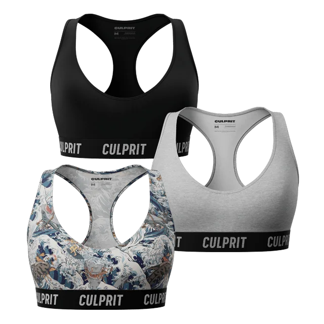Bra with a seamless cup for a smooth silhouette​ ComfyBra™ N°7 Bundle 3-Pack