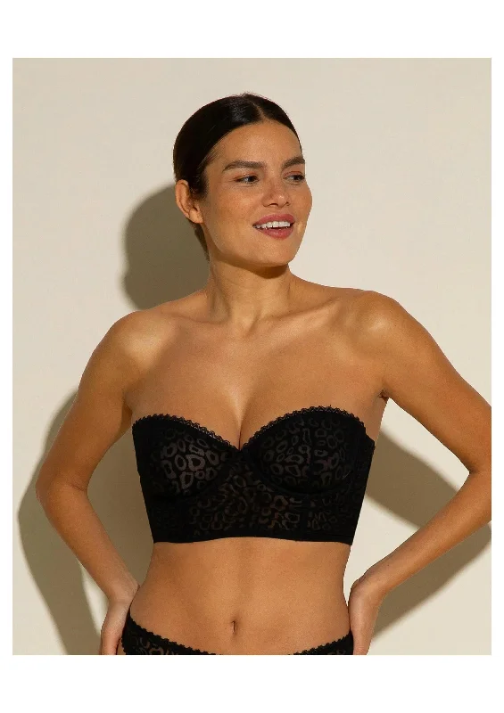 Bra with a built - in underwire for enhanced support COSABELLA ACCRA1561 Accra Bustier Top Bra Bra with a built - in underwire for enhanced support COSABELLA ACCRA1561 Accra Bustier Top Bra