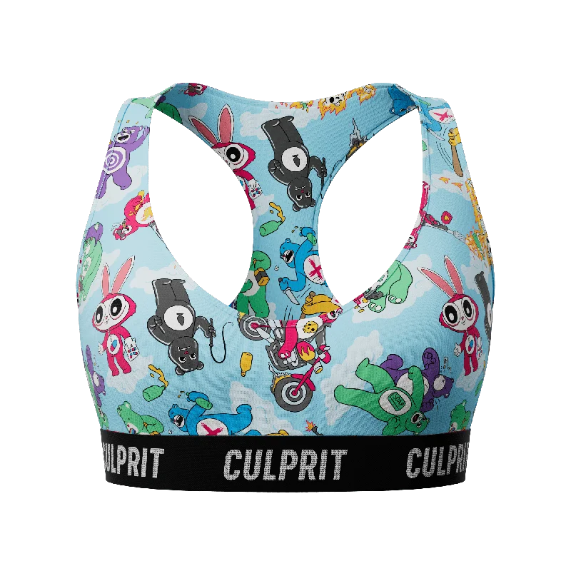 Bra with a hypoallergenic lining for sensitive skin​ Don't Care Bears ? ComfyBra