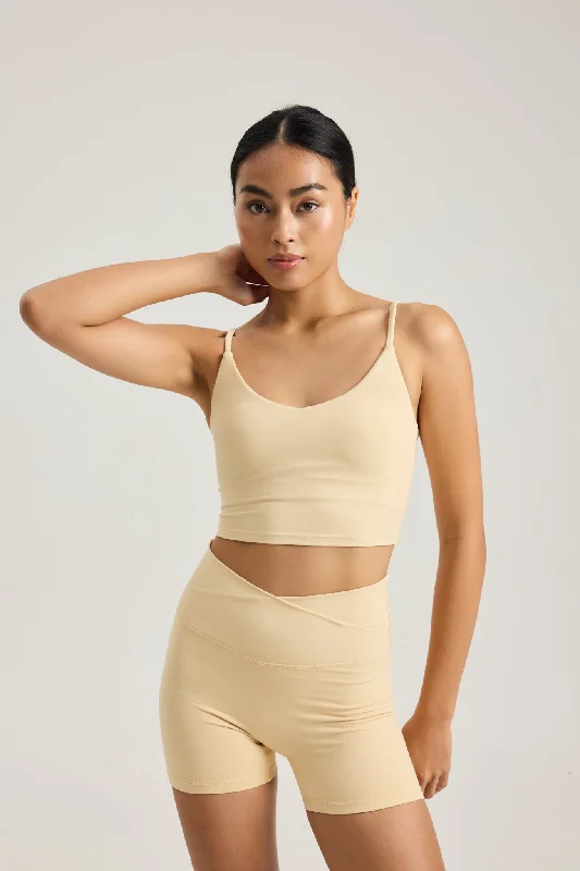 sleep women sport bra for comfortable rest V Cami Bra in Melt
