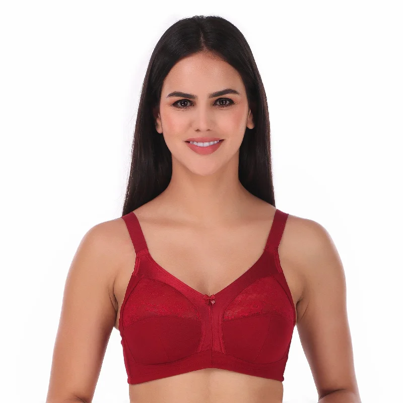 Sleep bras for a gentle and supportive fit during rest ENAMOR-A014 M-Frame Contouring Full Support Bra - Supima Cotton Non-Padded Wirefree Sleep bras for a gentle and supportive fit during rest ENAMOR-A014 M-Frame Contouring Full Support Bra - Supima Cotton Non-Padded Wirefree