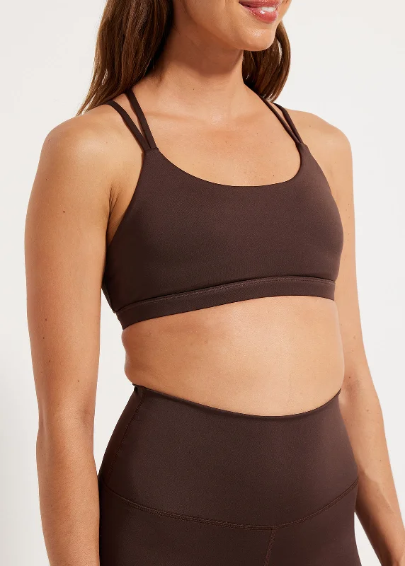 sequined women sport bra for a sparkly effect Essential Strappy Bra