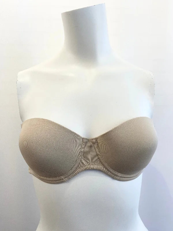 Silk bras for a luxurious and smooth texture​ SALE FFY Strapless Bra B1003 Fawn