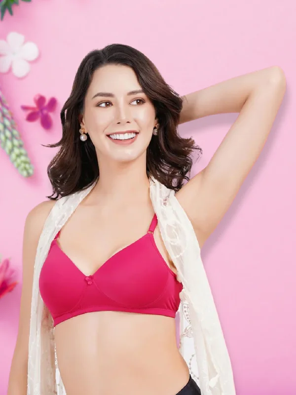 Bra with a padded cup for added comfort and shape FIMS Fashion Women Lycra Solid Padded Bra Pack of 1 Rani Bra with a padded cup for added comfort and shape FIMS Fashion Women Lycra Solid Padded Bra Pack of 1 Rani