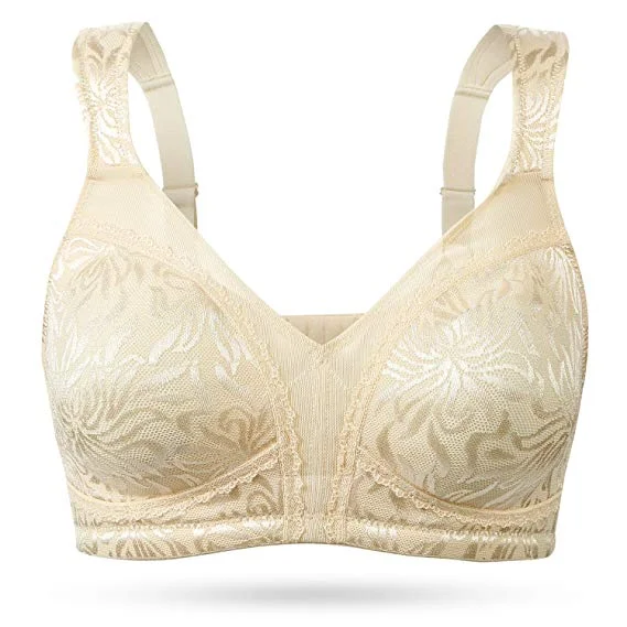 Bra with a detachable strap for easy washing Full Coverage Non Padded Comfort Strap Minimizer Wire-Free Bra Bra with a detachable strap for easy washing Full Coverage Non Padded Comfort Strap Minimizer Wire-Free Bra