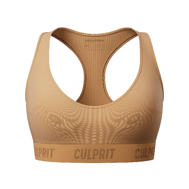 Bra with a seamless memory foam cup for a smooth silhouette Graham Cracker ? ComfyBra Bra with a seamless memory foam cup for a smooth silhouette Graham Cracker ? ComfyBra