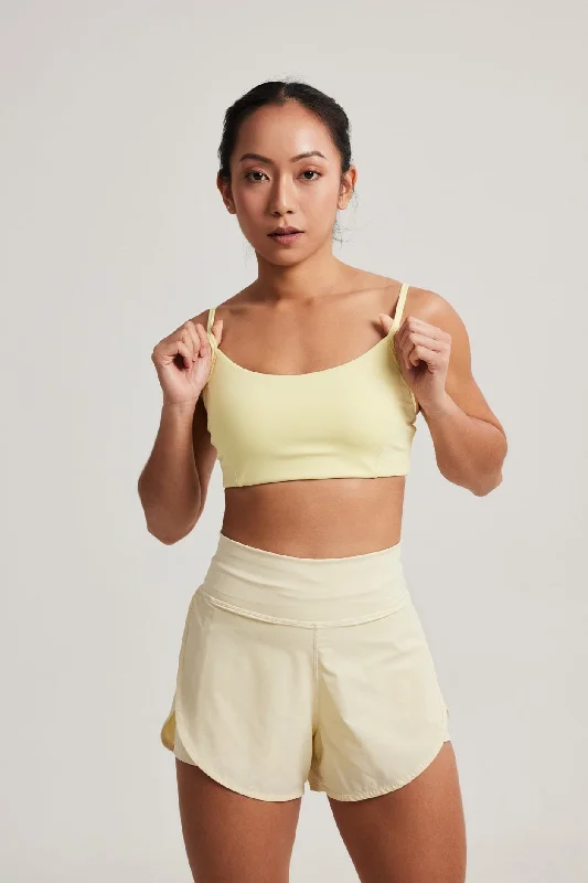 compression women sport bra for muscle support Here And Now Bra 2.0 in Early Bird