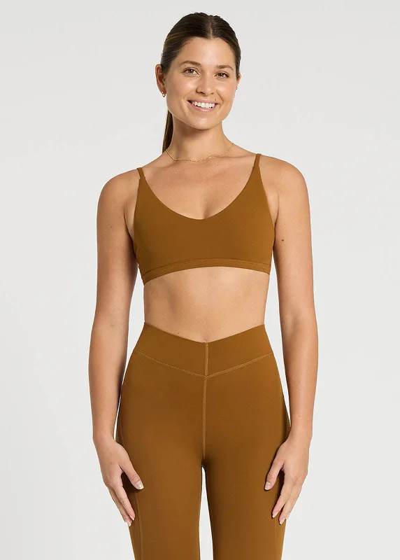 hypoallergenic women sport bra for sensitive skin In Motion V Bralette