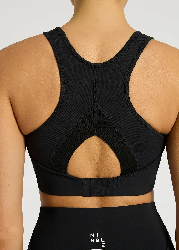 black women sport bra for a classic style In Tempo No Bounce C-D Bra