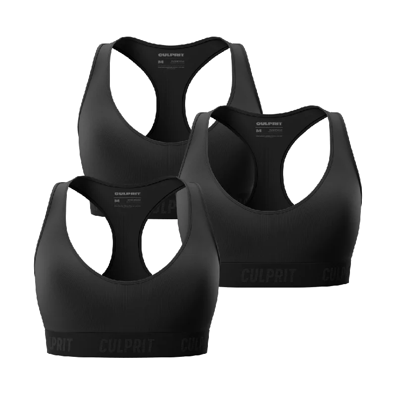 Nylon bras offering durability and stretch​ ComfyBra Incognito 3-Pack ?️