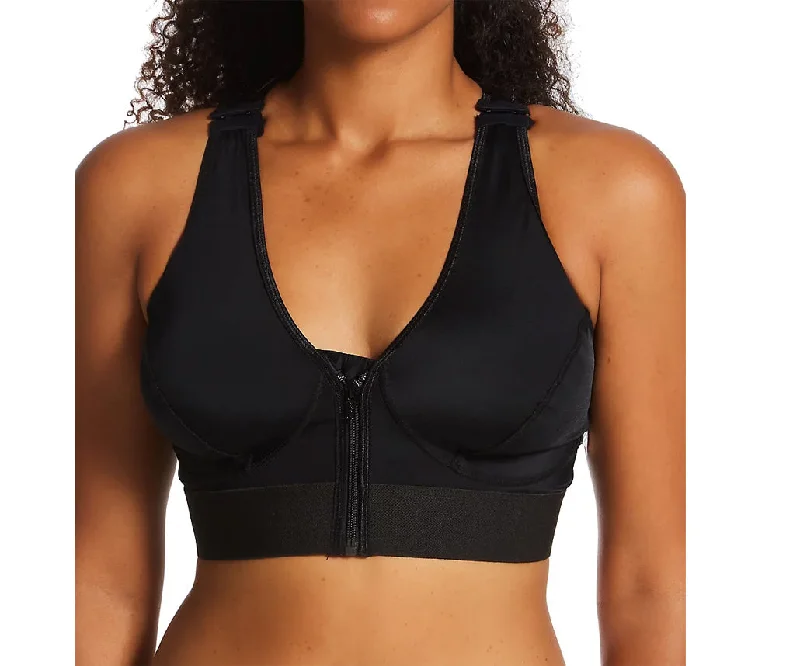 Bra with a plus - size customized fit option for a perfect fit InstantRecoveryMD Compression Bra with Zip and Hook-N-Eye MD227 Bra with a plus - size customized fit option for a perfect fit InstantRecoveryMD Compression Bra with Zip and Hook-N-Eye MD227