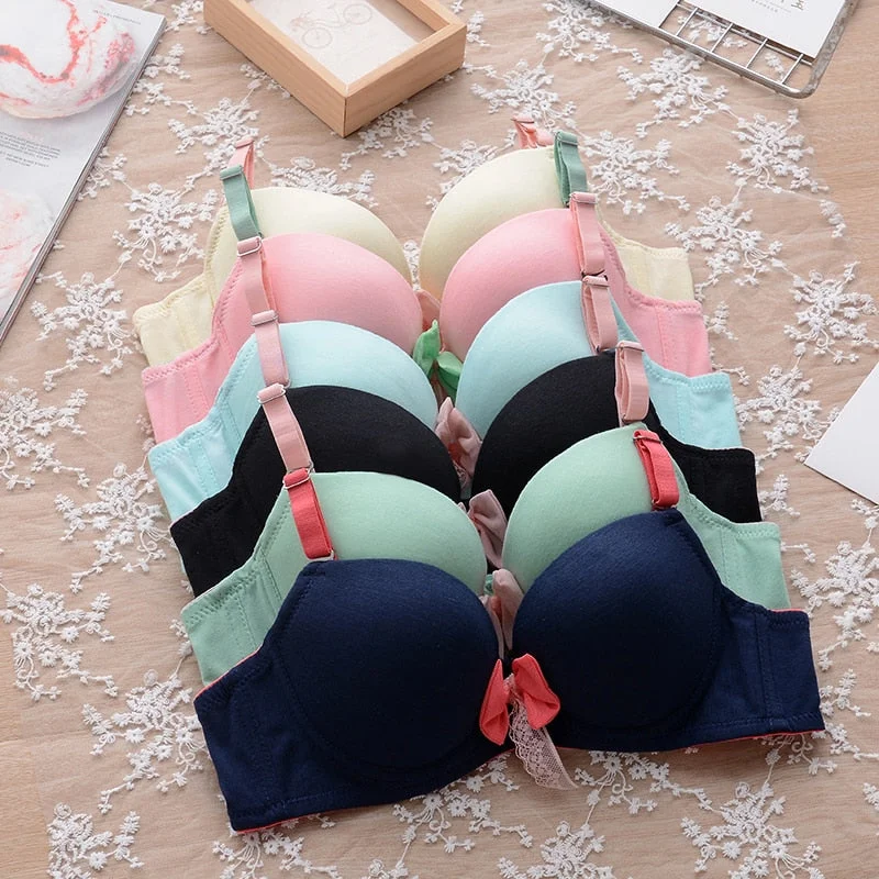 Bra with padded straps to reduce shoulder strain Lady Push Up Bra Small Bust Sexy Bra Bra with padded straps to reduce shoulder strain Lady Push Up Bra Small Bust Sexy Bra