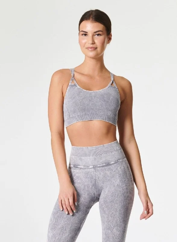 Bra with a nylon - lined cup for stretch and support​ Levitate Bra Hand Dyed