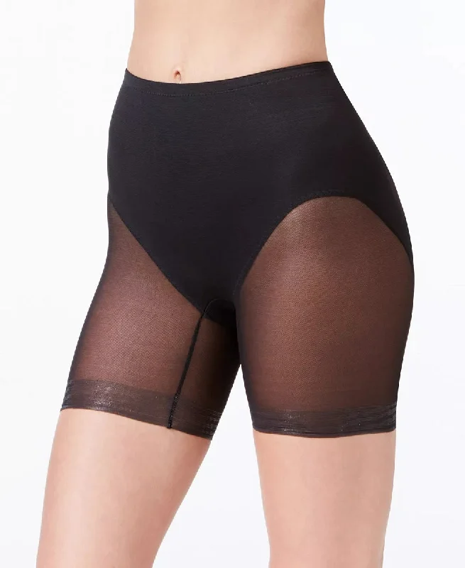 Shaper with a thong design for no visible panty lines Miraclesuit Shapewear Basic Colors Sexy Sheer Shaping Rear Lifting Boy Short 2776 Shaper with a thong design for no visible panty lines Miraclesuit Shapewear Basic Colors Sexy Sheer Shaping Rear Lifting Boy Short 2776