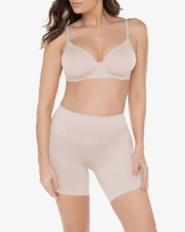 Open - bust shaper for versatile lingerie pairing Miraclesuit Shapewear Comfy Curves Firm Control Waistline Bike Pant - 2518 Open - bust shaper for versatile lingerie pairing Miraclesuit Shapewear Comfy Curves Firm Control Waistline Bike Pant - 2518